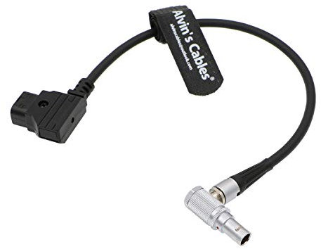 Alvin's Cables Z CAM E2 S6 F6 Netzkabel AlvinTap Sicher D-Tap auf rechtwinklig 2-Pin Stecker