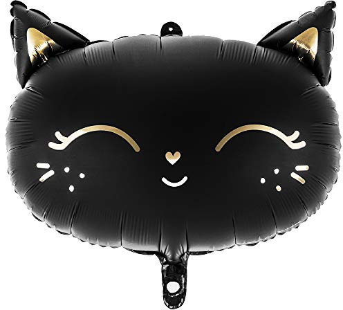 Folienballon Katze 48x36cm Partydekorationen Schwarz