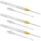 0 3 Teiliges Set 3-in-1 Angel Kombination, Multifunktionales Fisch Bohrer Kombi Set, Angel Rigging Köder Nadel Werkzeug, Swinger Driller, Knoten Abzieher Schere, Boilie Stops Set.