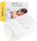 MONHOUSE Premium Soft Fleece Electric Blanket - Heated Under Blanket - Heated Mattress Cover - Detachable Controller & Machine Washable - 3 Heat Settings - Single 65x135cm - White