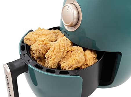 BE PRO Freidora Dietética EliteFry 200 Sin Aceite. Freidora Aire Caliente 1000 W. Capacidad 2,1 L. Temporizador. Recetario (Green)