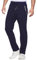 ZOXOZ Pantaloni Sportivi Uomo Cotone Pantaloni da Jogging Sportivo Pantaloni di Tuta Slim Fit con Tasche Zip Blu L