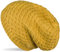 styleBREAKER Unisex Strick Beanie Mütze grob gestrickt, Slouch Longbeanie, Grobstick Winter Strickmütze 04024158, Farbe:Senf