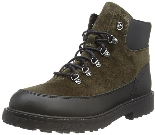 Geox U Lagorai + Grip, Stivale alla Caviglia Uomo, Militare, 43 EU