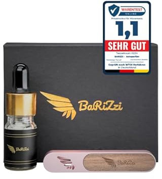 BaRiZzi Oud Autoparfum I Autoduft I Auto Lufterfrischer I Car Diffuser I Car Perfume (Oud Passione, Rotgold)