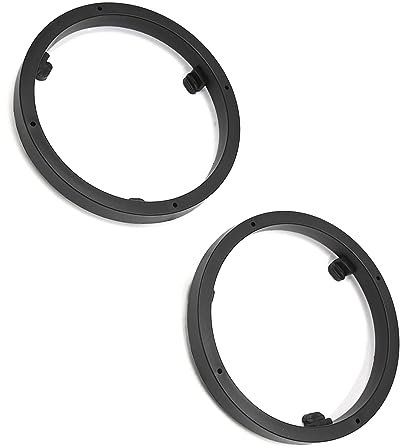 Unifizz Car 2pcs 6.5 Speaker Spacer Rings Audio Subwoofer Speaker Mounting Adapter for Mitsubishi