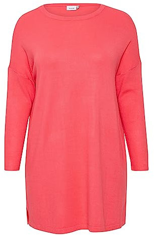 fransa FPBLUME TU 1-20611029 Damen Strickkleid Kleid, Größe:46/48, Farbe:Coral Paradise (171746)