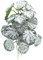 Guangcailun Heimdekoration mit eleganten künstlichen Pflanzen für Terrarienpflanzen, künstliche Terrarienpflanzen aus Kunststoff, Dekorationen, Weiße Begonie