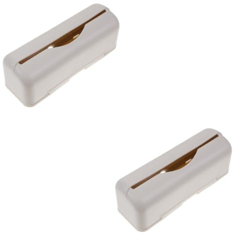 Cabilock Lot De 2 Distributeurs De Rangement Suspendus pour en Plastique Support Mural pour Poubelles Conteneur pour De Cuisine Organisez Vos Courses