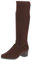 CAPRICE Damen Hohe Stiefel mit Absatz Kniehoch Vegan, Braun (Dk Brn Stretch), 40 EU