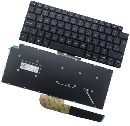 Teclado de Computadora Portátil Compatible para DELL Vostro 3401 3405 5300 5301 5390 5391 5401 5402 5408 5490 Latín Sin retroiluminación