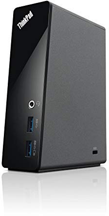 Lenovo 4X10A06689 ThinkPad Basic USB 3.0 Dock DU9019D1 5 x Superspeed USb 3.0 Dual Display Multi Compatible (Renewed)