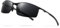 YUHONLNOR Sonnenbrille Herren-Polarisiert Premium Metallrahmen Fahrerbrille Outdoor Vintage Unisex UV400 Fahren Sonnenbrille (Schwarz)