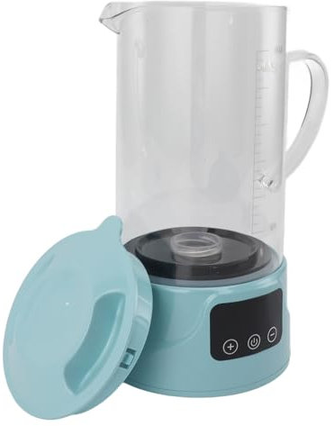 Jarra de Agua de Hidrógeno de 1,5 L con Pantalla de Tiempo, Pico de Gran Diámetro, Máquina Generadora de Agua Rica en Hidrógeno de Material PP para Mejorar la Calidad del Agua
