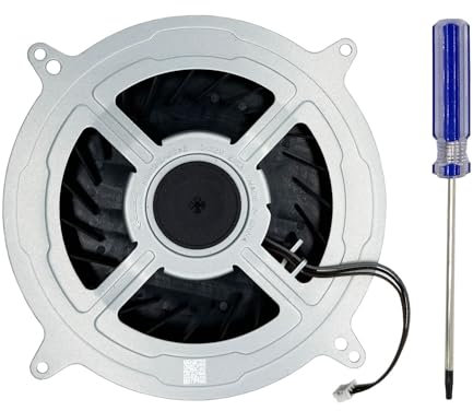 BIUMALL Replacement Internal Cooling Fan Universal 23 Blade Compatible with Sony Playstation 5 PS5, KSB1212HGG4E 12V 2.15A, with T8 Screwdriver
