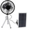 SPORTARC Ventilador de pie portátil de energía solar, 8 litros, plegable, para hogar, oficina, dormitorio, ventilador USB de doble alimentación, portátil de viaje