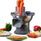 Cortadora de Verduras Comercial, picadora de Verduras, cortadora eléctrica de Verduras de Acero Inoxidable, cortadora Multifuncional, Herramientas y Gadgets de Cocina para Cebolla, ajo, Zanahoria