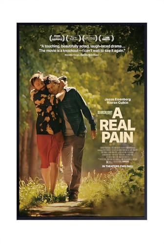 Filmposter A Real Pain Nr. 1, mattes Poster, rahmenlos, Geschenk, 28 x 43 cm, Noframe