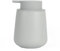 Bosilunlife Seifenspender Grau Spülmittelspender Keramik Seifenspender mit Großer Pumpenkopf, Nachfüllbarer Flüssigseifenspender Matt Soap Dispenser Geeignet für Küche,Bad - 350ml