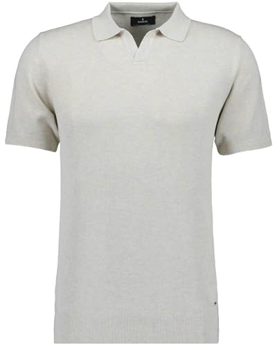RAGMAN Herren Strick-Pullover Resort-Kragen, Kurzarm