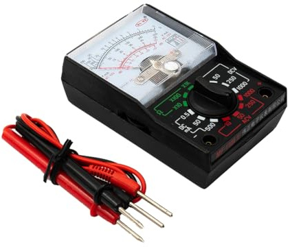 Analoges Multimeter, 110 A, mit AC/DC-Voltmeter, Amperemeter, Ohmmeter, 1000 V, 250 mA Kapazität, für Radio-Experimente und elektrische Arbeiten