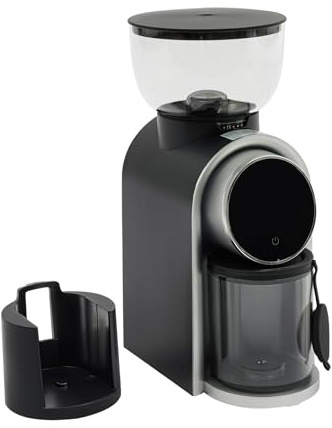 Macinacaffè elettrico per chicchi di caffè, 150 W, macinacaffè elettrico con 25 regolazioni, macinacaffè con touch screen, macinacaffè elettrico per case, caffetterie, bar