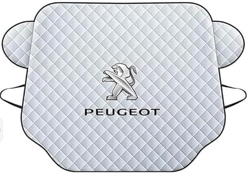 CWMLB Auto Windschutzscheiben Abdeckung für Peugeot SUV 2008/3008 /4007/4008 /5008, Frontscheibenabdeckung Winter Scheibenabdeckung Abdeckung Auto Frontscheibe