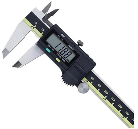 Digimatic Caliper 8″ (0-200 mm) 500-197-30 - High-Precision Encoder, .0005″/0.01 mm Resolution, IP-65 Coolant Proof Stainless Steel Construction