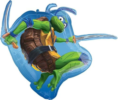 Teenage Mutant Ninja Turtles Leonardo Supergeformter Folienballon, 81,3 cm