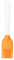 Fiskars Pinceau en silicone, Longueur :19 cm, Plastique/Silicone, Orange/Blanc, Functional Form, 1023614