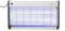 HENDI Insektenvernichter, Insektenkiller, Insektenfanggerät, Elektronisch, Inkl. 2 UV-A Lampen, 230V, 45W, 640x90x(H)360mm, ABS Kunststoff