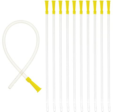 Dr. Wunder® 10 Stück Flexible Einlaufhilfen | weiches Material, runde Spitze & abgerundete Kanten | 40cm, Durchmesser 6.7mm | universelle Größe für gängige Irrigator- und Einlaufsets | Made in Germany