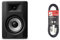 M-Audio - Bx5 D3 - Moniteur de Studio Professionnel 100 W Active avec 2 Voies, Woofer 5 Pouces et Acoustic Space Control Intégré - Noir & Stagg 3 m Câble Microphone XLR - XLR de Haute Qualité - Noir
