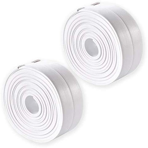 2 Packungen Wasserdichtes Dichtungsband, Wasserdichtes Und Schimmelresistentes Selbstklebungsmittel, Badversiegelung, Dichtungswerkzeug Für Küchen, Badewannen, Wand- Und Bodenkantenschutz