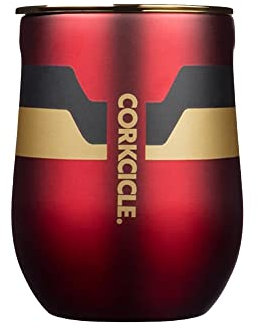 Corkcicle 12oz Triple Insulated Stemless (Perfect for Wine) Marvel - Iron Man