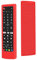 Custodia in Silicone per LG Telecomando AKB75095308 AKB74915324 AKB73715601 AKB75095307 Telecomando, Anti-Scivolo Antiurto Protettiva Cover Cassa Copertura per LG Smart TV Remote AKB7 serie (Rosso)