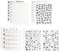 VGOL 12 Sheets Self-Adhesive Nail Art Stickers Flower Butterfly Moon Star Pattens Nail Decals Hollow Manicure DIY Nail Decoration for Acrylic Nails Black White Rose Gold