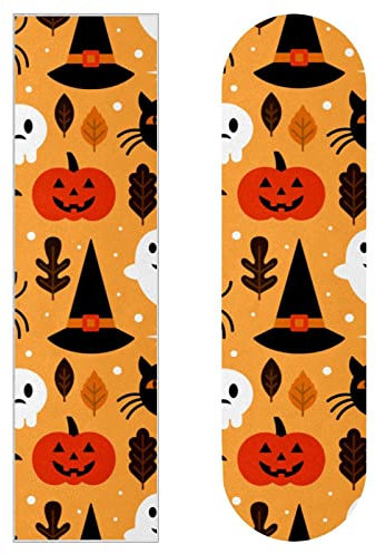 Skateboard-Griptape mit Halloween-Motiv, Schleifpapier, Longboard-Aufkleber, Scooter, Deck, Sandpapier, 2 Stück
