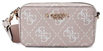 GUESS Rea High Society Mini Camera Bag Rosewood Logo