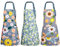 Heyu-Lotus 3 Stück Blumenschürzen mit Tasche, blühende Damenschürzen, wasserdicht, verstellbar, Kochschürzen für Küche, Garten und Salon