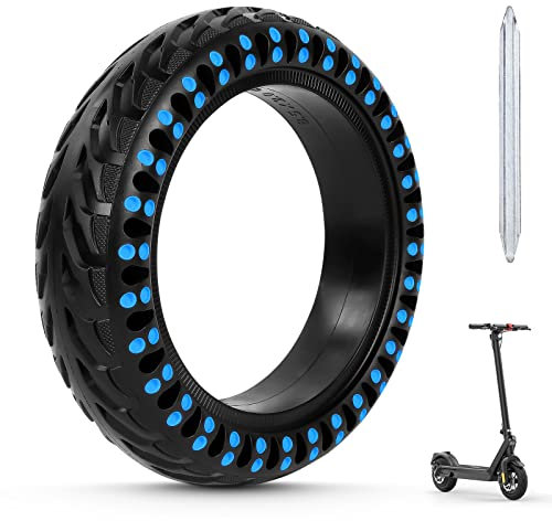 Ainiv Scooter Reifen, 8,5 Zoll Ersatzreifen mit 1 Montagewerkzeug, M365 Solid Tires, Elektro-Scooter Vollgummi Tyre, Pannensichere Vollgummireifen Vollreifen für Xiaomi M365, 1S, Essential, Pro, Pro 2