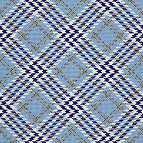 HEKO PANELS Stoff Oxford wasserdicht, Kariert, 3 Meter 155 x 300 cm | Dekostoffe zum Nähen und Handwerken, blickdichte Möbelstoffe, Nähstoffe DIY, als Meterware erhältlich