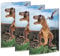 RNKVERLAG 45356-3 - Zeichenmappe T-REX 310 x 440 mm, 3 Stück, DIN A3, mit Gummizugverschluss