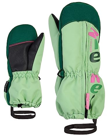 Ziener Baby LANGELO Ski-Handschuhe/Wintersport | wasserdicht atmungsaktiv, pastel green, 110