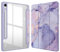 FINTIE Hybrid Slim Case for Samsung Galaxy Tab S10 FE 2025/ S9 FE 10.9 Inch/ S9 11 Inch 2023 with S Pen Holder, Shockproof Cover with Clear Back Shell, Auto Wake/Sleep, Lilac Marble