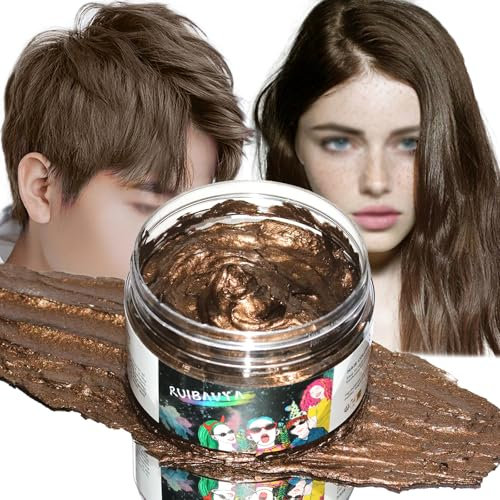 Temporäre Haarfarbe Wachs Natürliches Haarfärbewachs Auswaschbare DIY Haarfärbemittel Wachs für Halloween Weihnachtstag Partys Cosplay