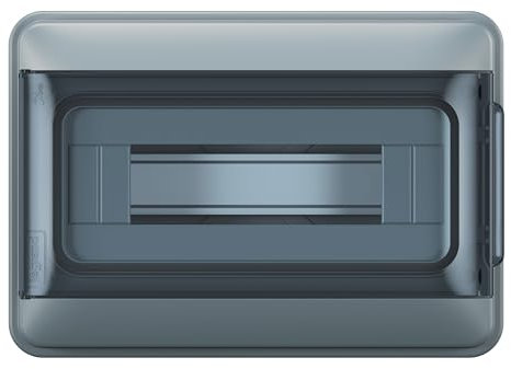 Legrand, Plexo S 601892 - Distribuidor para ambientes húmedos (IP65-IK07, 1 fila, 12 módulos, dimensiones: 200 x 285 x 106 mm (alto x ancho x profundidad) con cable neutro y barra de terminales de