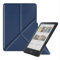 GIOPUEY Cover Compatibile con Kobo Clara Colour, Flip Pelle + Morbida custodia in silicone, consistenza simile alla pelle - Blue