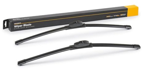 RIDEX Scheibenwischer Set Wischerblätter Set mit Spoiler Frontscheibenwischer Vorne Wischblattausführung: Rahmenlos Länge 1: 500mm Länge 2: 475mm 298W17229