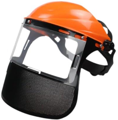 ＡＷＨＡＯ Gesichtsschutz, Gesichtsschutz, Spritzschutz, Schutzausrüstung zum Schleifen und Schneiden, Orange